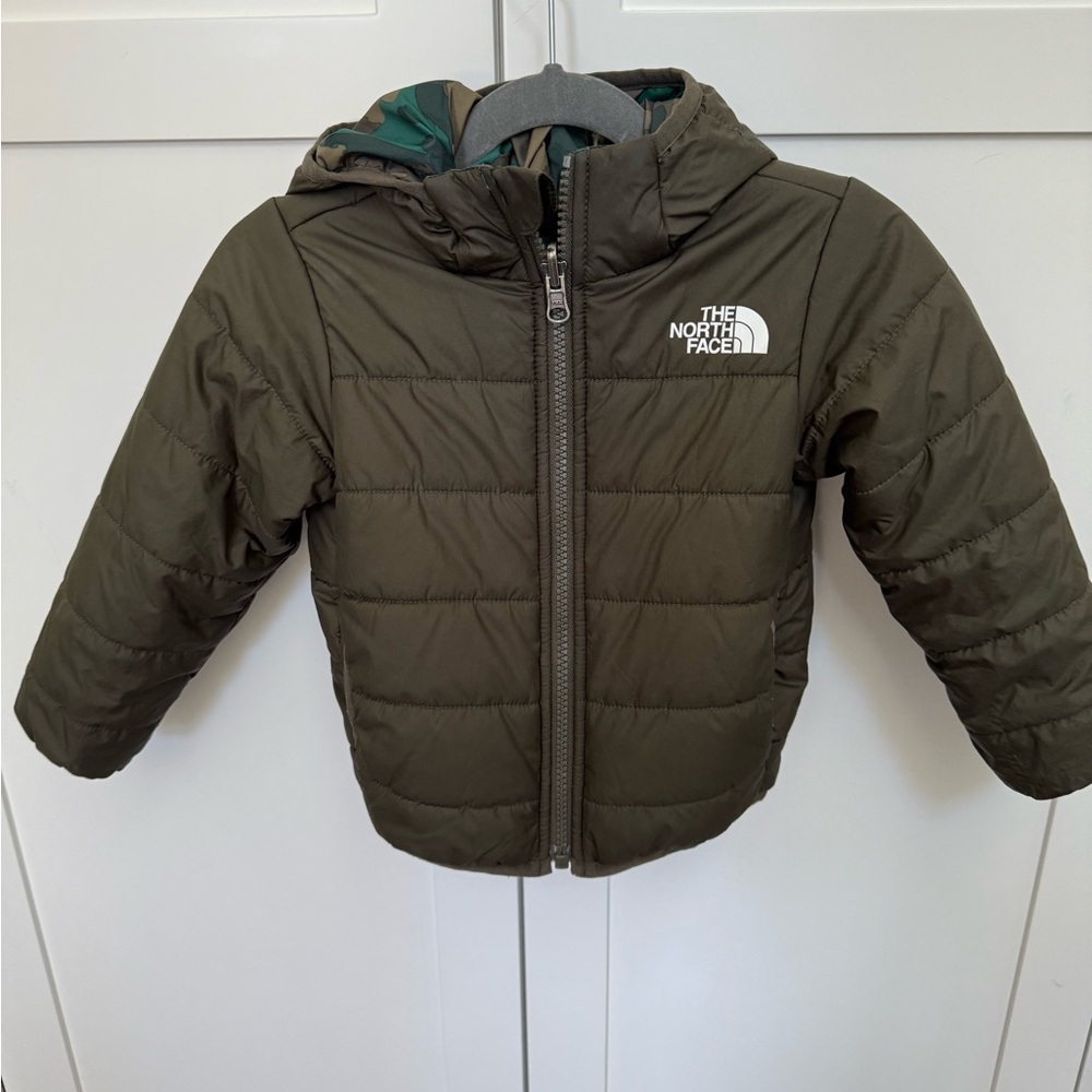 The North Face Olive Puffer Jacket